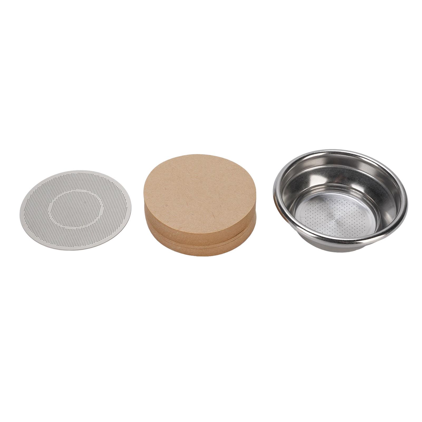 

Фильтрующая корзина 54 мм с шайбой из нержавеющей стали, круглые кофейные бумажные фильтры для кофе Single Cup