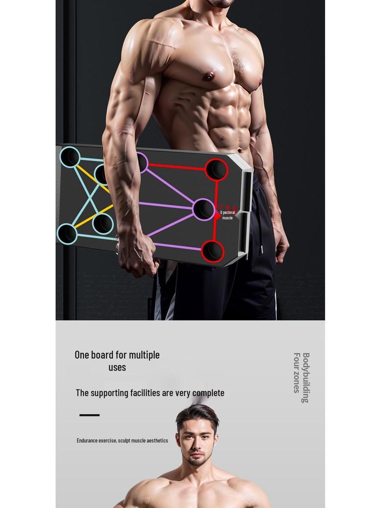 Multifunctional Push-up & Abdominal Muscle Trainer for Home Fitness