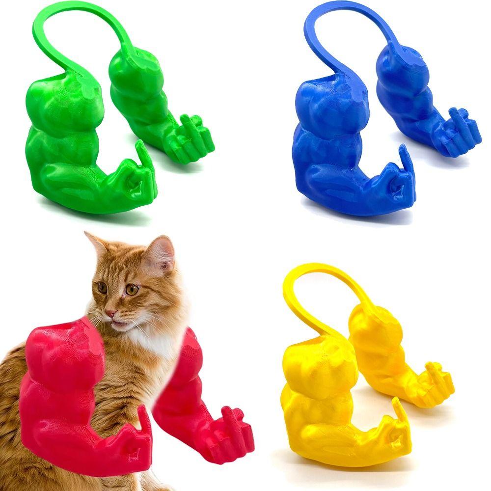 Adjustable 3D Printed Cat Muscle Arm Playful Gesture Cat Fist Hulk Arm  Role Play