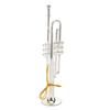 Miniature Trumpet 14cm 5.5in Silver Copper Exquisite Lifelike Mini Trumpet Decoration