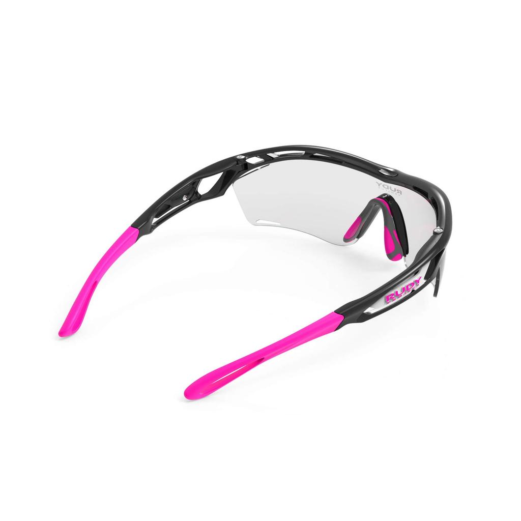 Rudy Project TRALYX SLIM Sports Sunglasses Black Frame Impact X 2 Photochromic Black Lens Suitable for Road and - / (SP467342-0009) - Cycling,