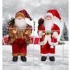 Christmas 12-inch Santa Claus Doll Standing Position Santa Claus Doll Window Decoration Supplies Gift