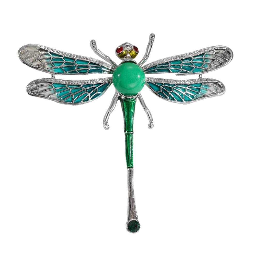 

Heavy Industry Luxury High-end Big Dragonfly Brooch Design Sense Niche Suit Coat Accessories Brooch Pin Accessories
