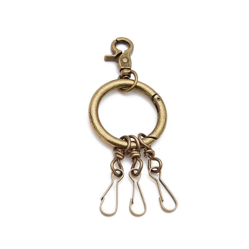 

[Improbes] carabiner key ring 20671 antique gold FREE size