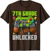 Grade 7th Unlocked Design Funny School First Day Unisex T-Shirt