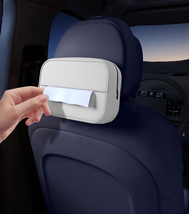 Zeekr 9X Seat Hanging Console Tissue Box - Car Interior Decoration 2025 Model