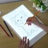 2-IN-1 A4 Dimmable LED Copy Board & LCD Writing Board Magnetic Drawing Board for Sketch Animation