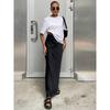 Satin Elegant Trumpet Black Trafaluc Skirts Fashion Slim High Waist Skirts Women Female Solid Office Long Skirt Woman