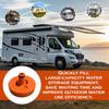 Replacement RV Water Inlet Leak Proof Fresh Water Tank Filler Cap Adapter For Outdoor Campers Trailer City Connection