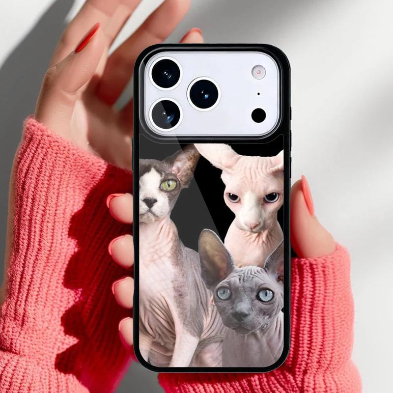 Sphynx Sphinx Cat Phone Case for iPhone 17 Air 16e 15 14 13 Pro Max Back Cover for 12 11 Pro Coque
