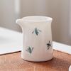 Suet Jade White Porcelain Hand-painted Fair Cup Ceramic Tea Sea Household Kung Fu Tea Set Tea Dispenser Male Cup Tea Making Tool
