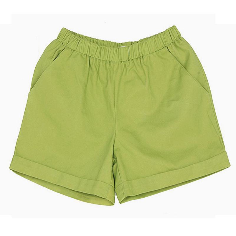 Women's Summer Solid Color Shorts Plus Size Loose Cotton Elastic Waist Casual Breathable Lightweight Outdoor Wear Pants