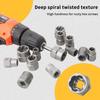 14Pcs High Strength Nut Extractor Socket Set Portable Damaged Bolt Removal Tool for Workshop Mechanic Use