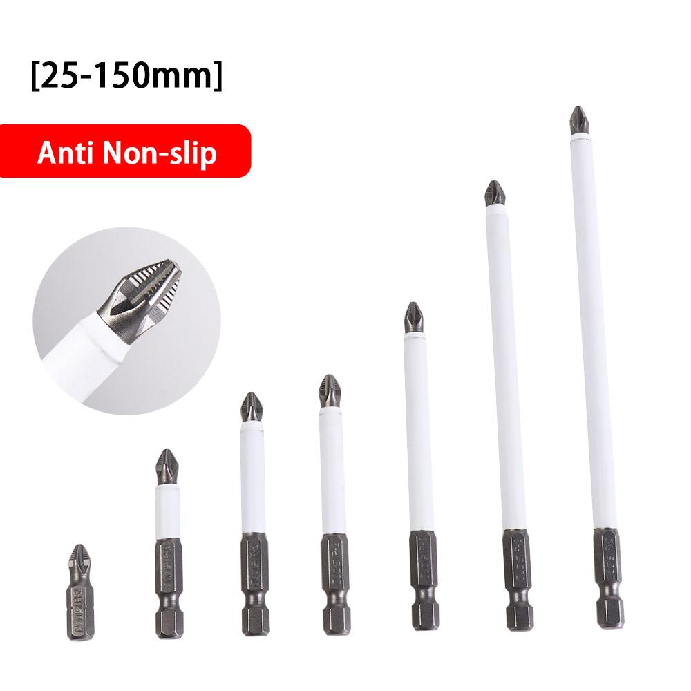 

1/7pcs Magnetic Batch Head Anti Non-slip PH2 Screwdriver Bits Cross Bit Electric Screwdrivers 25mm