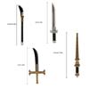 MOC Medieval Weapon Knight Building Block Accessories Character Helmet Hat Academic Gown Axe Sword Shield Brick Toy Gift K073