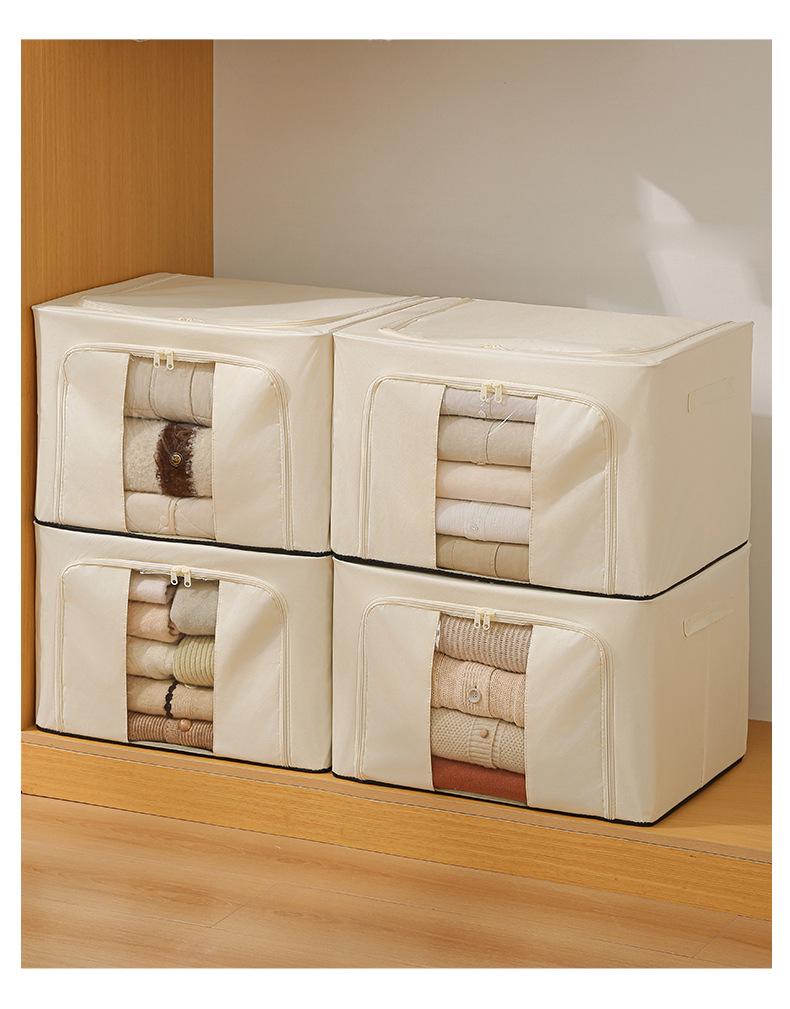 Foldable Waterproof Quilt Organizer with Large Capacity for Bedroom