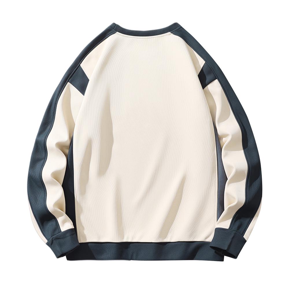 Men's Hoodie Loose Casual Long Sleeved Round Neck