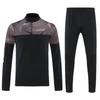Light Plate Half Zipper Casual Sportswear Basic Trousers Football Training Suit Set