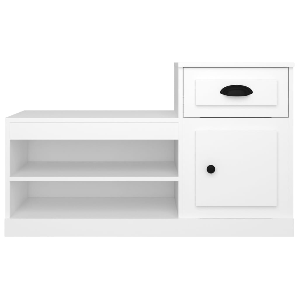Vidaxl Shoe Cabinet, White, 100X42X60 Cm, Wood-Based Material