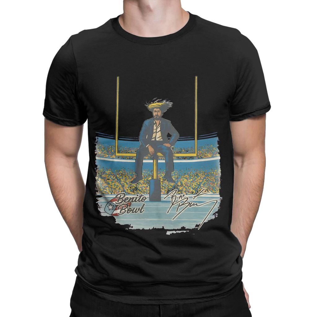 Mens Womens Benito Bowl Puerto Rican Bad Bunny Halftime Show 2026 T Shirt Pure Cotton Graphic T-Shirt Clothing Outfits