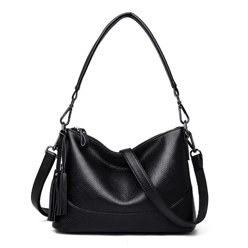 Women's 2022 Fashion Crossbody Bag - Korean Style Soft Leather Shoulder Bag for Middle-aged and Elderly Women