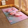 Pastoral 3d Visual Flower Flower Floor Mat Door Dirt-resistant Entrance Door Carpet Diatom Mud Entrance Bathroom Floor Mat