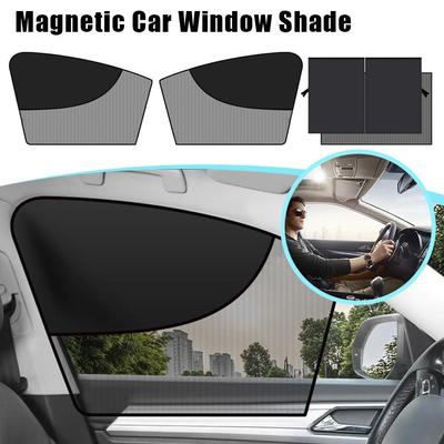 Magnet Car Side Window Curtain Car Sunshade Curtains Universal Privacy Curtains UV Protection Repellent Mosquito Mesh Net
