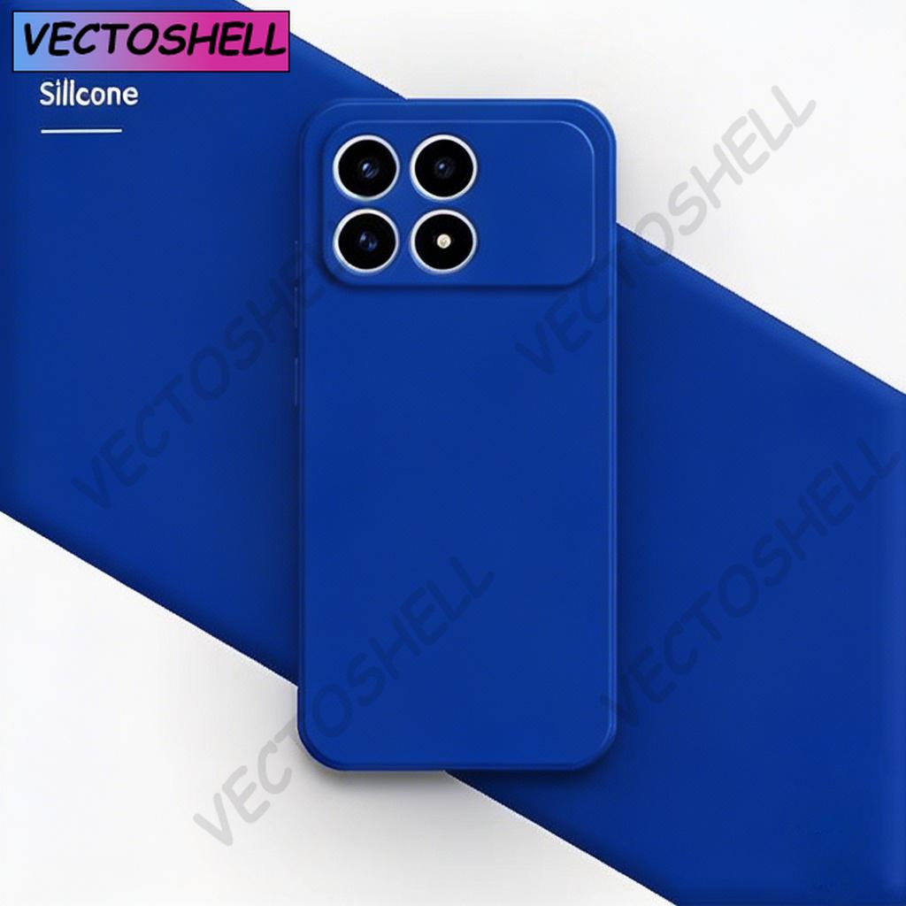 Original Silicone Phone Case For Xiaomi Poco F8 Pro Ultra X8 Pro Max Fundas High Qualtiy Soft Internal Flocking Back Cover