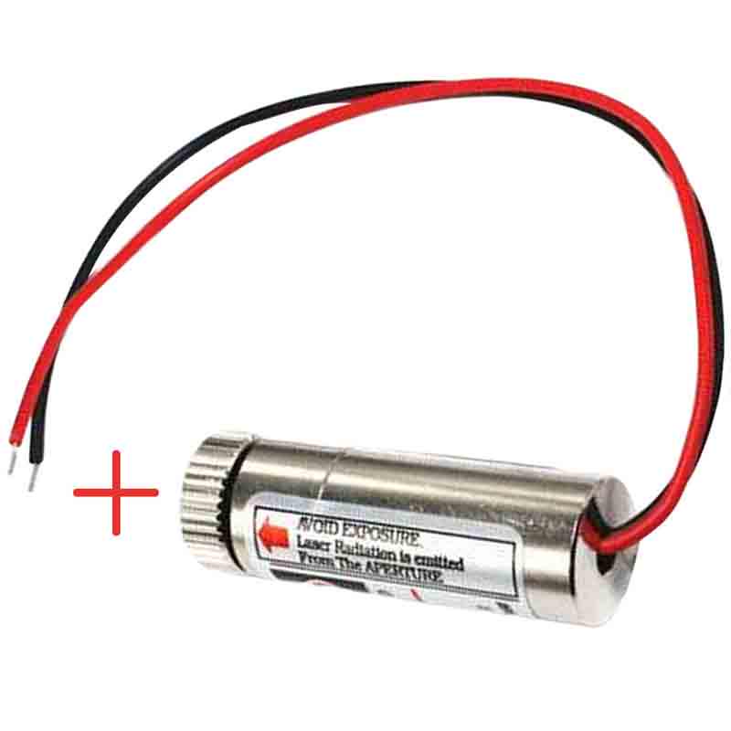 1PC Industrial Class 650nm 5mW Point / Line / Cross Laser Module Head Glass Lens Focusable