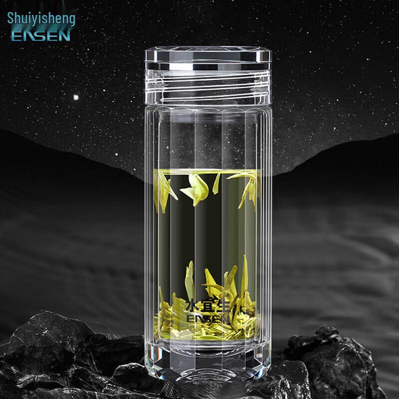 Shui Yisheng G629 Double-Layer Insulated Glass Tea Cup