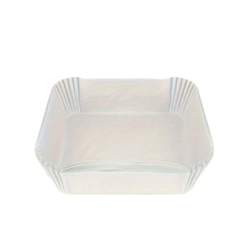 

30 шт., Одноразовые бумажные вкладыши для аэрофритюрницы, 16 см*16 см/6,29 дюйма*6,29 дюйма Вкладыши для аэрофритюрницы [ Подходят для 2-8 кварт ], Пергамент с антипригарным покрытием белый