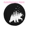 Forest Bear Walking Spare Tire Cover for Honda CRV Jeep RV SUV 4WD 4x4 Car Wheel Protector Covers 14" 15" 16" 17" Inch