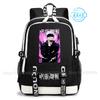 Jujutsu Kaisen Backpack Anime Mochila Student Casual Schoolbag Boys Girls Gift Book Bag Lightweight Daily Travel Rucksack