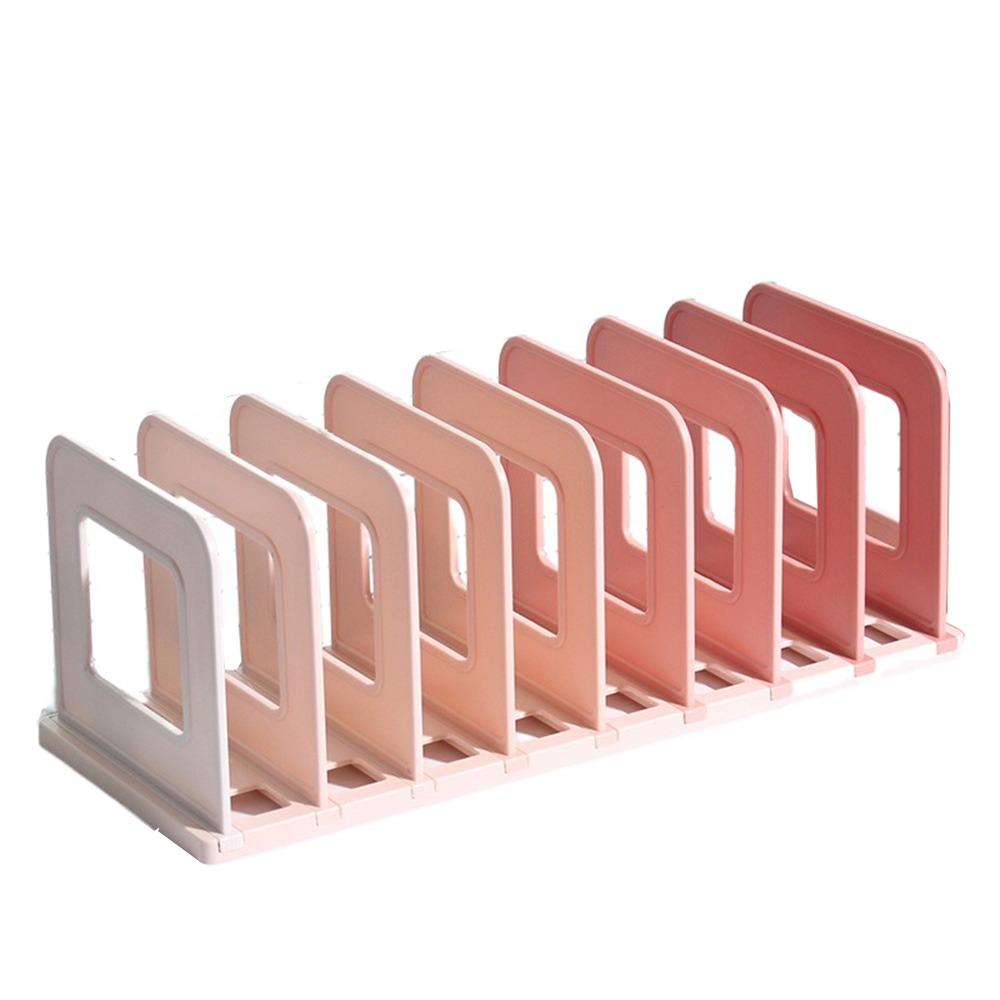 Non-slip Desktop Book Stand Adjustable Vertical Book Holder File Storage Bookshelf  Documents