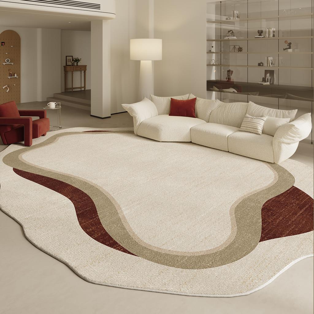Irregular Shapes Living Room Decoration Carpet Modern Style Rugs for Bedroom Home Thicken Plush Rug Fluffy Soft Lounge Floor Mat