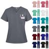 3Xl Men'S And Women'S Casual Loose Large Size Wind Hand Washing Clothes Doctor Nurse Clothes Work Clothes Solid Color Set Short Sleeves