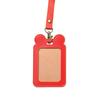 Cartoon ID Card Holder PU Leather Work Card Case Cute Badge Holder  Work