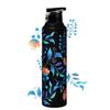 Water Bottle 1 Ltr, Bloom In Dark, Stainless Steel Sipper Bottles for Girls, Boys, Adults & Kids, Gym, Sports, Fridge Use  1000 Ml