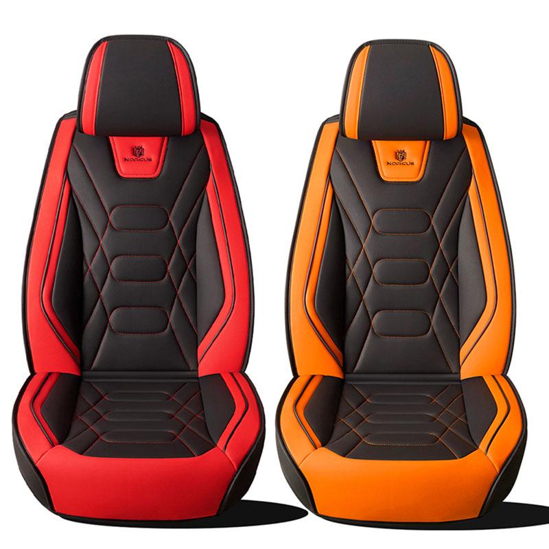 1 ks Univerzální PU kožený potah předního sedadla Odolný a prodyšný polštář Vodotěsný Ochranný polštář Potah autosedadla