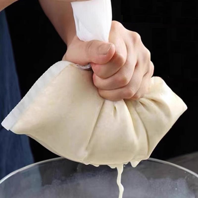 100 Mesh Soya Sütü Şarap Filtre Torbası Kuruyemiş Yoğurt Torbası Çay Kahve Yağ Naylon Filtre Ağı Örgü Yeniden Kullanılabilir Mutfak Gıda Süzgeçleri Filtre Torbaları