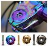 For 28.6mm Bike Headset Top Cap Cycling Parts Aluminum Alloy Bike Accessories Colorful Bicycle Grip End Cap Mountain Bike