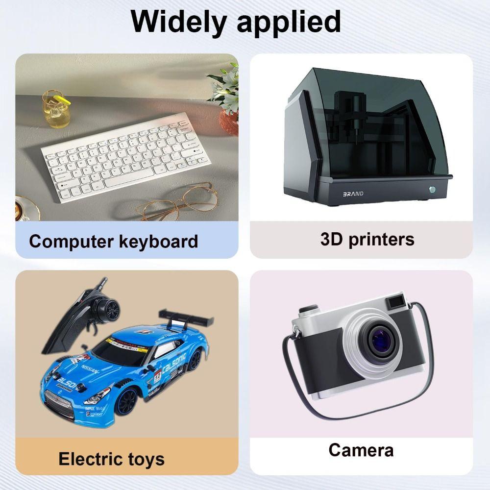 200pcs 4 Feet Key Switch Kit 6*6 Size Tact Push Button Switch Universal Switch Electronic Projects