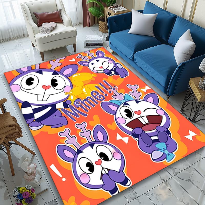 1pc Cute Baby Cartoon Carpet for Room Floor Mat, Comfortable Office Chair Printed Area Rug, Beautiful Hotel Rug