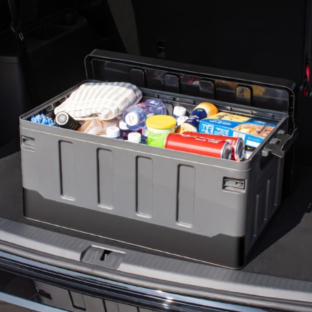 Camping Storage Box Folding Car Trunk Box Outdoor Storage Organizer Waterproof Picnic Packing Box High-capacity Outdoor Products