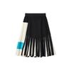 Fila Elegant Casual Breathable Pleated Skirt Women Skirts Black F11W144306FBK
