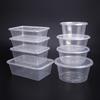 Disposable Rectangular Plastic Takeout Food Containers with Lids