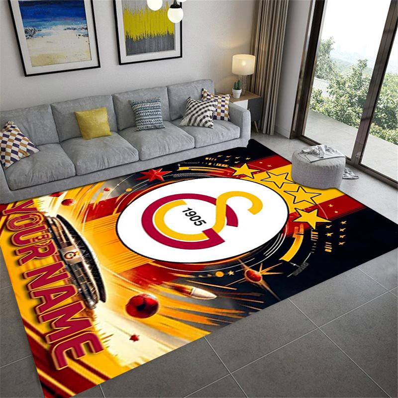 Custom Name Galatasaray Carpet Rug for Living Room Bedroom Home Sofa Decoration,Kids play Non-slip Floor Mat