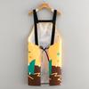 Cute Cartoon Cat Dog Apron With Large Wipe Hand Pocket Waterproof Sleeveless Bib Apron For Kitchen Cooking Household Cleaning