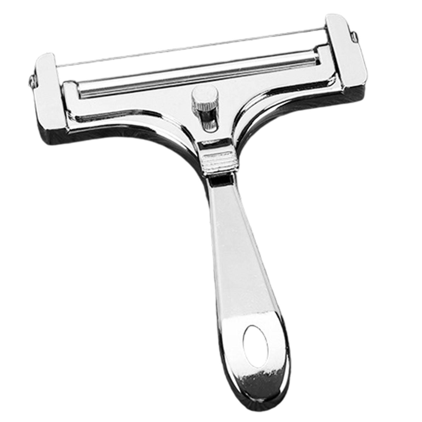 

Cheese Slicing Tool Handheld Cheese Cutter Stainless Steel Wire Adjustable Thickness Cheese Slicing Tool for Mozzarella Cheddar