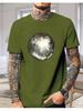 Retro Silver Shiny Disco Ball Graphic Unisexs Cotton Short Sleeve Tee 70s 80s Dance Party Club Music Lover Casual Street Daily Tops
